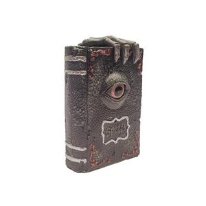 Libro de hechizos parlantes ojo embrujado LED utilería de Halloween esqueleto mano decoración interior - Imagen 1 de 6