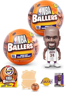 5 Surprise NBA Ballers Series 2 by ZURU, Licensed NBA Collectible, ( 2 Pack Set) - Picture 1 of 6