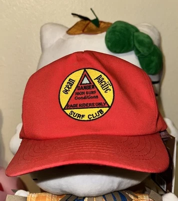 Gorra de surf vintage Ocean Pacific Snap Back años 90 Rage Riders SnapBack roja Foto 1 de 4