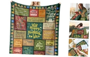Birthday Gifts for Women, Gifts for Womens Blanket 60*50Inches Womenbirthday - Picture 1 of 8