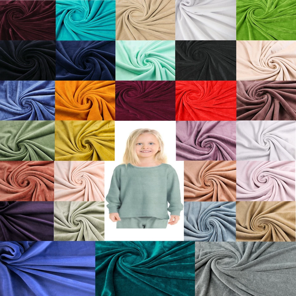 NICKI Stoff Nickistoff Nicky weich Baby Bekleidung Strampler Decken EUR 15,98/m - Bild 1 von 1