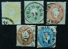 Austria 1860/61 Set Of 5 Stamps Sg 33/37 Used Cat £125