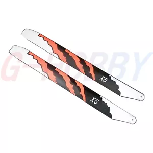 560mm Carbon Fiber Main Rotor Blades RC Accseesories For 550 RC Helicopter - Picture 1 of 3