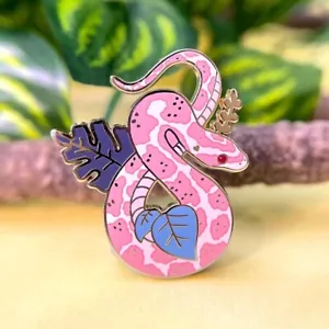 Pin Esmalte Serpiente Maíz Rosa - NUEVO en Embalaje Joyería Vida Silvestre y Naturaleza - Imagen 1 de 5