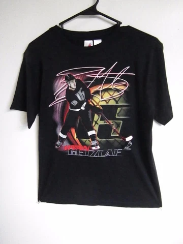 RYAN GETZLAF HOCKEY NHLPA JUNIORS BOYS LARGE BLACK COTTON TShirt cool Cover