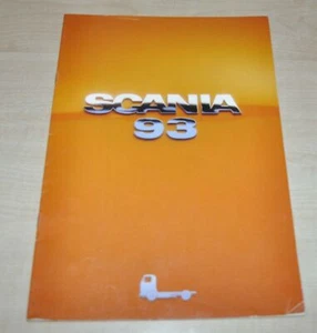 Folleto de camión Scania 93 1995 ENG - Imagen 1 de 12