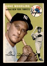 1954 Topps #101 Gene Woodling   VGEX X2929486