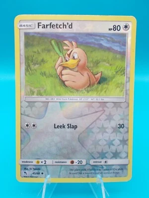 Farfetch'd 45/68 Hidden Fates Pokémon TCG Reverse Holo Near Mint/Mint - Image 1 of 2