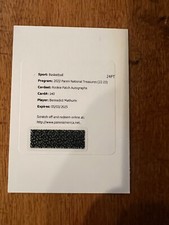 2022-23 PANINI NATIONAL TREASURES BENNEDICT MATHURIN RPA ROOKIE PATCH AUTO /99