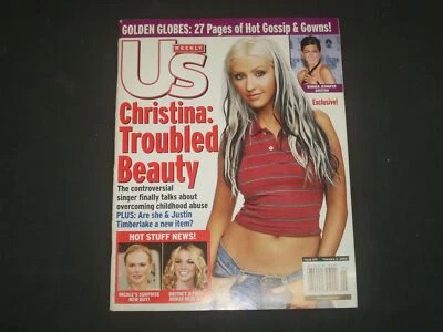 2003 FEBRUARY 3 US WEEKLY MAGAZINE - CHRISTINA AGUILERA FRONT COVER - O 12430 - Image 1 of 2