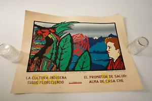 Stampa La Cultura Indigena (PSTR-34) El Promotor De Salud (JSF6) Eberardo 1992 - Foto 1 di 12