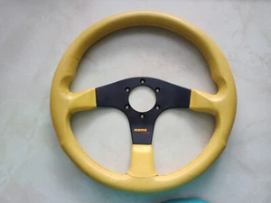 Momo corse D35 yellow steering wheel KBA 70116 prod. 5-91 - Bild 1 von 10