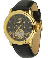 Trias Automatic Watch Model Kopernikus Ø 1 25/32in Stainless Steel IP Gold Watch