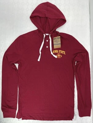 Camisa con Capucha Para Hombre Mediana Iowa State ISU Cyclones Manga Larga Fútbol Universitario M Foto 1 de 4
