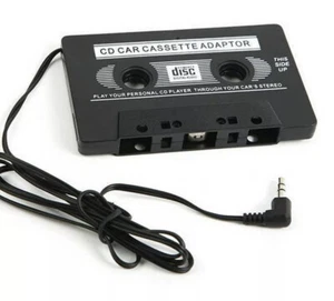 AUDIO TAPE CASSETTE ADAPTER AUTO IPHONE IPOD MP3 CD RADIO NANO 3,5mm KLINKE AUX - Bild 1 von 2