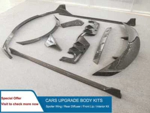 Carbon Fiber Spoiler Wing Diffuser Front Lip Sideskirt Fit Supra A90 - Foto 1 di 10