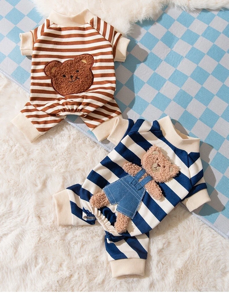 猫可爱熊秋冬保暖家居服 — 第 1/4 张图片