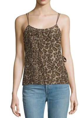 Helmut Lang Silk Leopard Slip Top XS RRP $320 - Image 1 of 4