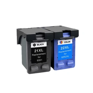 Remanufactured Ink Cartridge Replacement for HP 21XL / 22XL Deskjet Printers New - Picture 1 of 13