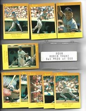 1990 Star. Co. NOVA Set Limited to 500 9 card Sets Robin Yount