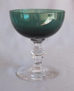Champagne Sherbet Glass Goblet Vintage Tiffin Crystal Killarney Stem 17394 4 3/8 - Picture 1 of 1