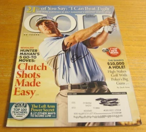 Hunter Mahan Golfista Autografiado Firmado Noviembre 2009 Revista de Golf PGA Tour Golf - Imagen 1 de 3