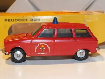 Metosul 60 Peugeot 304 Break Comando Bombeiros PompieriMint/Box VEDI FOTO --RARA - Immagine 1 di 4