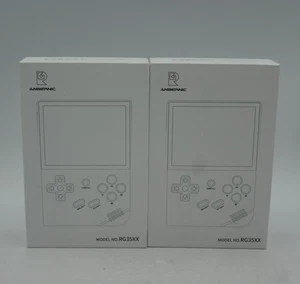 X2 Anbernic RG35XX-VIDEOJUEGO / CONSOLA / Blanco Cristalino. - Imagen 1 de 3