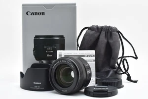 Canon EF 35mm f/2 IS USM Wide Angle Prime Lens w/Box,Case from Japan(Near Mint) - Picture 1 of 12