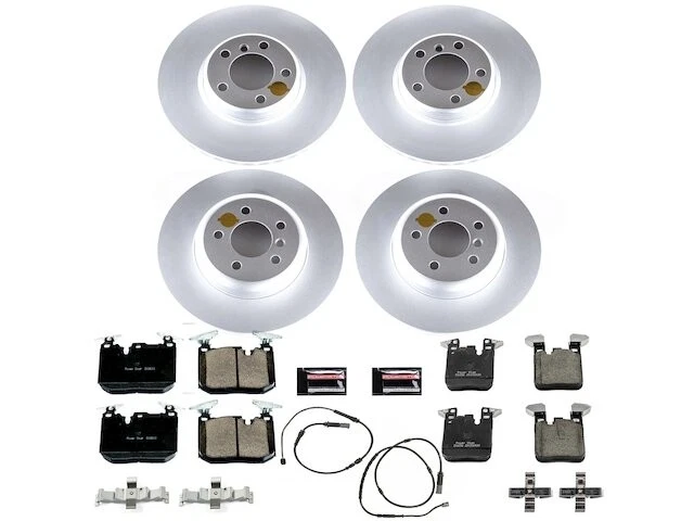 Kit de pastillas de freno y rotor delanteras y traseras para BMW 320i xDrive 2016-2018 CZ783SC Foto 1 de 1