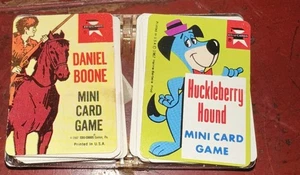 Juego de cartas vintage Huckleberry Hound 1961 y Daniel Boone - Imagen 1 de 1