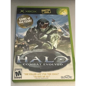 HALO: Combat Evolved (XBOX, 2002) Foil Cover Juego del Año Videojuego CIB - Imagen 1 de 4
