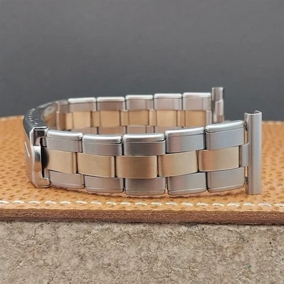 Correa de reloj vintage 22 mm 20 mm enlace de expansión JB Champion NOS clásica años 60 sin usar Foto 1 de 4