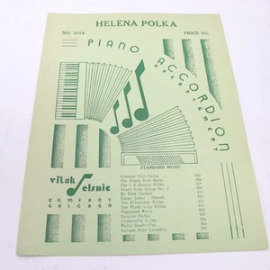 Helena Polka Piano Accordion Sheet Music 1931 Vitak-Elsnic - Picture 1 of 6