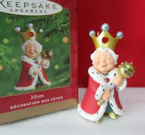 Hallmark MOM Queen Mom Christmas Hanging Ornament  - Picture 1 of 4