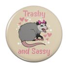 Trashy and Sassy Opossum lustiger Pinback Knopfstift