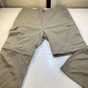 COLUMBIA HIKE CLIMB OUTDOOR CONVERTIBLE PANTS SHORTS Mens 38 OMNI-SHADE - Picture 1 of 5