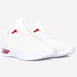 Crosshatch Nyles Mens Casual Designer Fitness Gym Fashion Trainers White - Picture 1 of 2