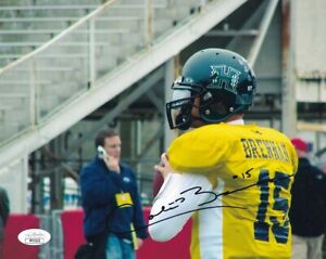 Colt Brennan autographed signed autograph Hawaii 2008 Senior Bowl 8x10 photo JSA