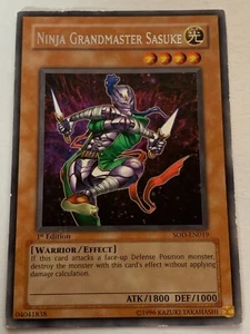 SOD-EN019 Ninja Grandmaster Sasuke 1 Edit. Rare aus Soul of the Duelist - Bild 1 von 1