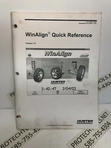 Hunter WinAlign Quick Referance Operation V 7.0 Alignment Manual P108 - Bild 1 von 1