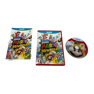 Super Mario 3D World Nintendo Wii U Game Complete With Manual Tested - Picture 1 of 2