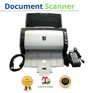 High Speed Duplex Color Document Scanner for Education w/Adapter & USB Cable - Picture 1 of 7