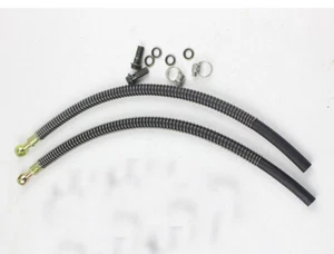 10mm Banjo 460mm Oil Cooler Radiator Hose Lines PIT PRO Dirt Bike ATV Quad Buggy - Picture 1 of 4