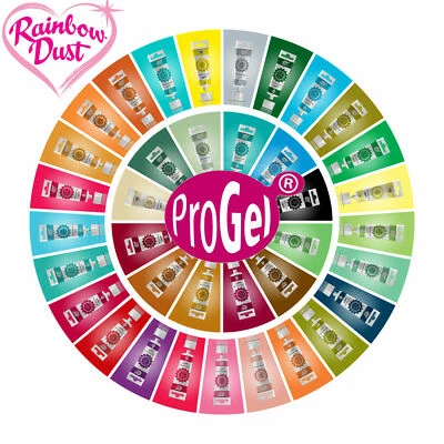 Rainbow Dust PROGEL 25g Edible Food Colour Sugarcraft Sugarpaste Cake Decorating - Image 1 of 4
