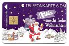 Rare / Carte Telephonique - Milka : Chocolat Pere Noel Christmas / Phonecard