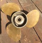 Vintage Michigan bronzed 3 blade propeller model 8MC893/ 11-1/2 pounds