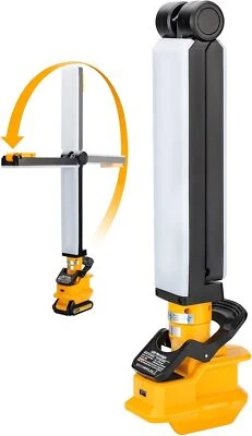 2400LM LED-Arbeitsleuchte Clip on Light Kompatibel mit Dewalt 18V Li-Ion Akku - Bild 1 von 4