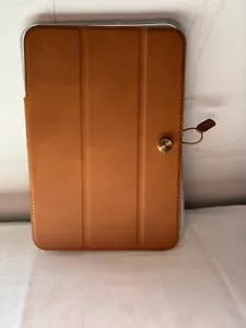 Heyday Apple iPad Mini & Pencil Suede Case Tan Brown - Picture 1 of 11