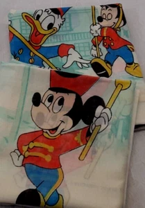 2 Vintage Mickey Mouse Pillowcases Donald Duck Standard Disney Productions USA - Picture 1 of 17